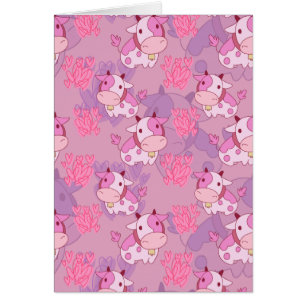 Lovely roze Cow Pattern