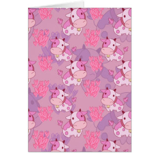 Lovely roze Cow Pattern
