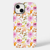 Lovely roze Flowers Case-Mate iPhone Case (Achterkant)