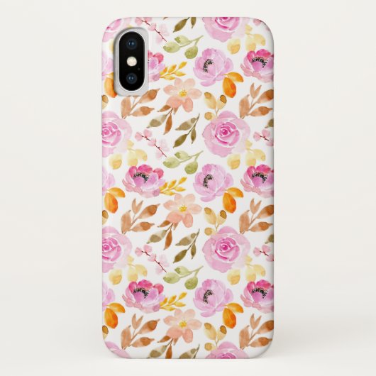 Lovely roze Flowers Case-Mate iPhone Case (Achterkant)