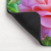 Lovely Roze Rose Mousepad Muismat (Hoek)