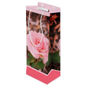Lovely Roze Rose Wijn Cadeautas (Achterkant Gekanteld)