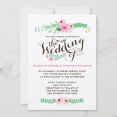 Lovely Rustic Garden Wedding Uitnodiging (Voorkant)