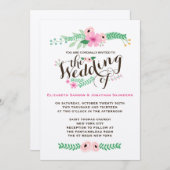 Lovely Rustic Garden Wedding Uitnodiging (Voorkant / Achterkant)