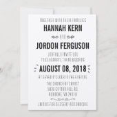 Lovely Rustic Kraft Wedding Kaart (Voorkant)