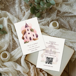 Lovely Rustic Pink Tones Church Wedding  Kaart