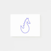 Lovely Seahorse Post-it® Notes (Voorkant)