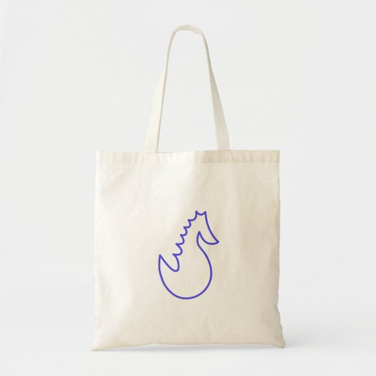 Lovely Seahorse Tote Bag (Voorkant)