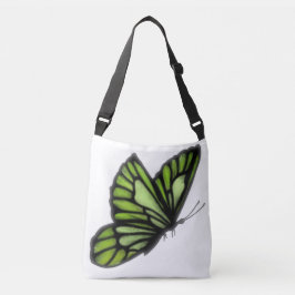 Lovely Shamrock Butterfly Cross Body Canvas tas