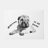 Lovely Shar Pei Doormat Deurmat (Voorkant)