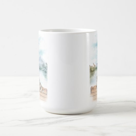 Lovely Shetland Sheepdogs mok (Center)