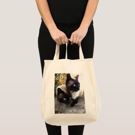 Lovely siamese tote bag (Voorkant (product))