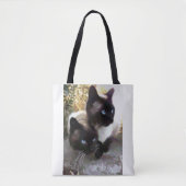 Lovely siamese tote bag (Voorkant)