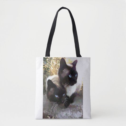 Lovely siamese tote bag (Voorkant)