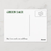 Lovely Silhouette Girl Briefkaart (Achterkant)