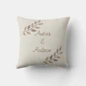 Lovely Silver Woodland Animals Nursery Photo Baby Kussen (Achterkant)