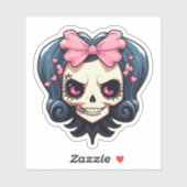 Lovely Skull Sticker (Vel)