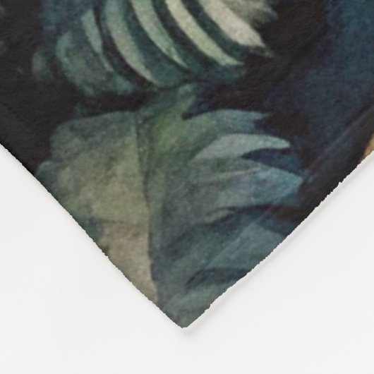 Lovely Snowy Owl Fleece Deken (Hoek)