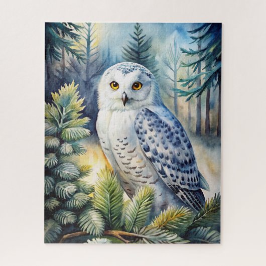 Lovely Snowy Owl Legpuzzel (Verticaal)