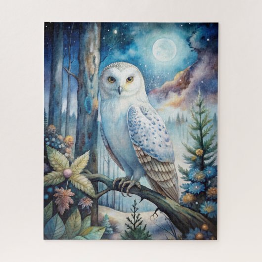 Lovely Snowy Owl Legpuzzel (Verticaal)