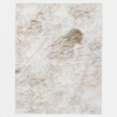 LOVELY SOFT CURLY DOG FUR BLANKET FLEECE DEKEN (Voorkant)