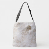 LOVELY SOFT CURLY DOG FUR CROSSBODY TAS (Achterkant)