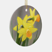 Lovely Spring Daffodils Keramisch Ornament (Rechts)