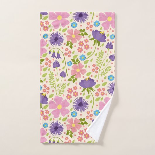 Lovely Spring Flowers Bad Handdoek (Handdoek)