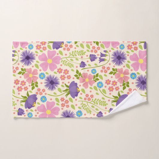 Lovely Spring Flowers Bad Handdoek (Handdoek)