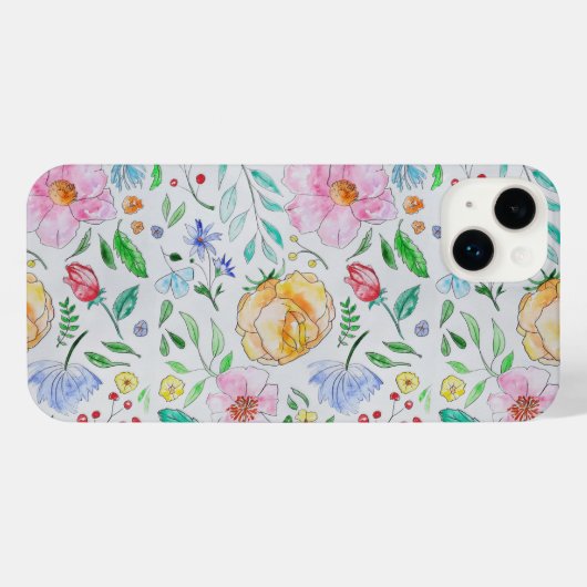 Lovely Spring Flowers iPhone Hoesje (Achterkant horizontaal)