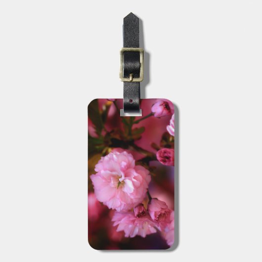 Lovely Spring roze Cherry Blossom Bagagelabel (Voorkant verticaal)