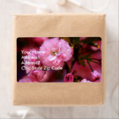 Lovely Spring roze Cherry Blossom Etiket (Insitu)