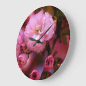 Lovely Spring roze Cherry Blossom Grote Klok (Hoek)