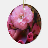 Lovely Spring roze Cherry Blossom Keramisch Ornament (Links)