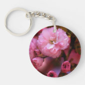 Lovely Spring roze Cherry Blossom Sleutelhanger (Voorkant)