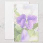Lovely Spring Violet Briefpapier (Voorkant / Achterkant)