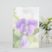 Lovely Spring Violet Briefpapier (Staand voorkant)