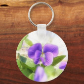 Lovely Spring Violet Sleutelhanger (Voorkant)