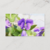 Lovely Spring Violet Visitekaartje (Achterkant)
