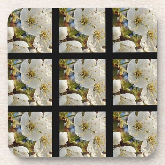 Lovely Springflower Grid Bier Onderzetter (Voorkant)