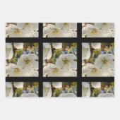 Lovely Springflower Grid Inpakpapier Vel (Voorkant)