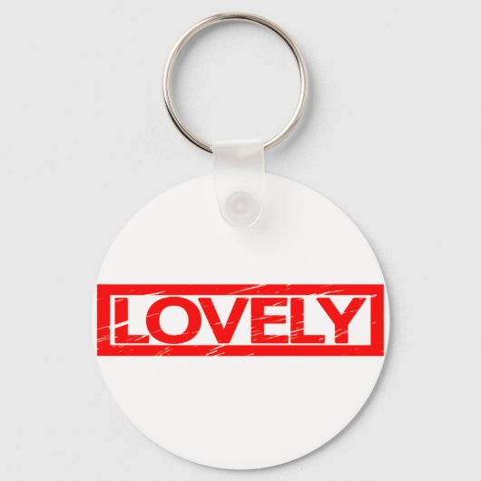 Lovely Stamp Sleutelhanger (Voorkant)