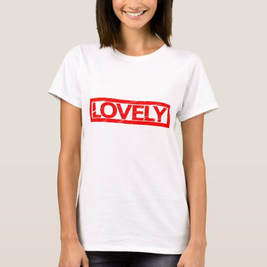 Lovely Stamp T-shirt (Voorkant)