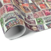 Lovely Stamps Gift Wrap Cadeaupapier (Rol Hoek)