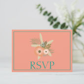 Lovely Starfish Beach RSVP Kaartje (Staand voorkant)