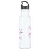 Lovely Starfish Personalized Waterfles (Achterkant)