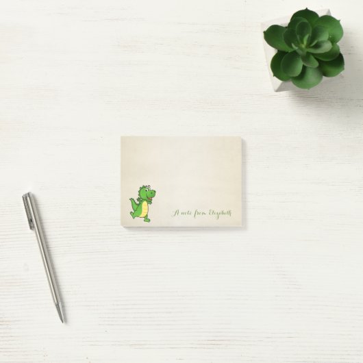 Lovely Stylish, Happy Crocodile Post-it® Notes (Kantoor)