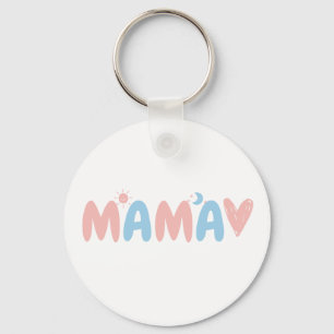 Lovely Sun&Moon MAMA-Sleutelhanger Sleutelhanger