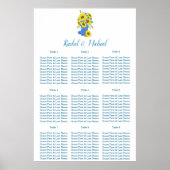 Lovely Sunflower Charm Wedding Poster (Voorkant)