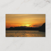 Lovely Sunset Visitekaartje (Achterkant)